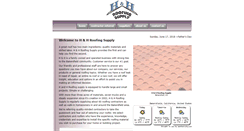 Desktop Screenshot of handhroofingsupply.com